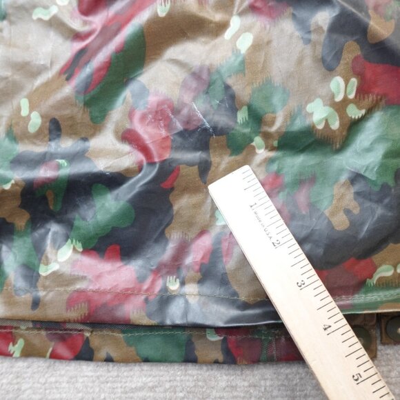 Swiss Army Jacket 4X Tall Green Brown 130cm 89/90 Poncho Military Alpenflage - Picture 7 of 9